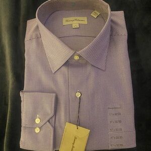 Tommy Bahama Lavender Checkered Dress Shirt
